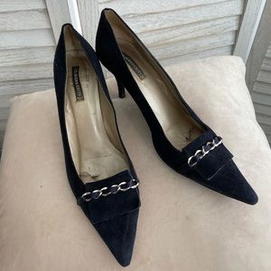 Claudia Ciuti Navy Suede heel